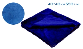 Микрофибра универсальная голубая 40*40 см,550 г/м2 (PAL1 голубая)