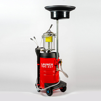 Установка для слива масла 72 литров c щупами и предкамерой Launch TOC-317