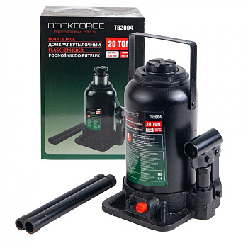 Домкрат бутылочный 20 т, 235-445 мм, RockForce RF-T92004(DS)