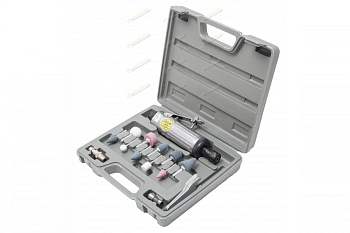 ТЕМП AB-10 Пневмодрель с набором из 16-ти насадок