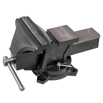 Тиски стальные поворотные с наковальней 4"-100мм RF-6540304