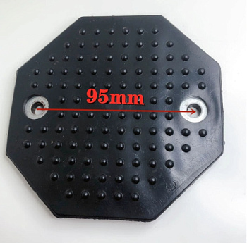 Накладка резиновая для подъемника восьмиугольная