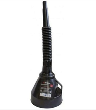 Воронка пластмассовая с фильтром и гибким ''носиком''(Ø130) F-2240 