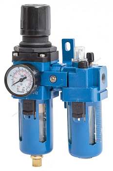NP8412 фильтр воздушный с редуктором и лубрикатором, 1/4", 1700 л/мин