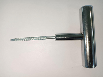 Шило напильник с металлической ручкой
