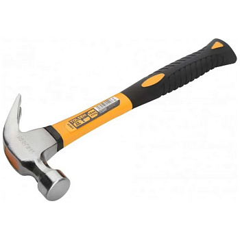 Молоток столярный TOLSEN фибергласовая рукоятка 450г 25030