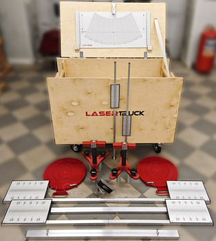 Стенд развал схождение для грузовков LASER TRUCK