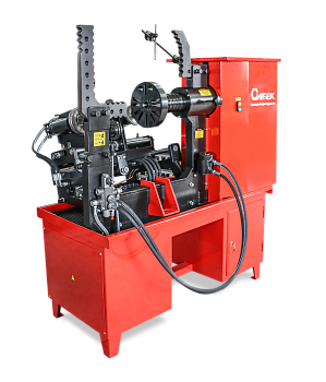 Универсальный стенд для правки литых и штампованных дисков Премьер-Альфа-Гидравлик, Сибек