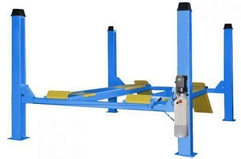 Четырехстоечный подъемник под сход/развал, 4т, ТЕМП, TFA4500-3D