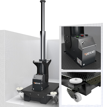 Подъемник канавный напольный, г.п.10/20т. 2810SE Dekar