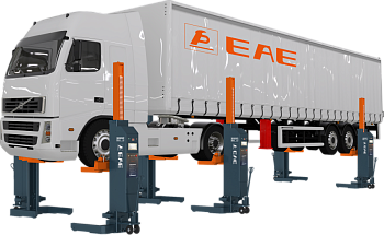 Комплект подкатных колонн EE-HDM86 (6шт по 8т.). Беcпроводные. Everlift