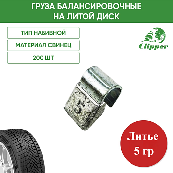 0305 Грузик литье 5г (200шт/уп)