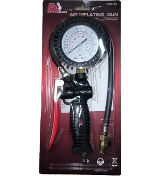 Пистолет с манометром для накачки шин BIG RED 12бар TRG18A