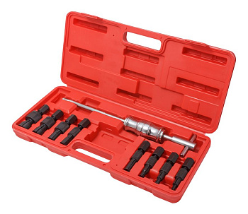 Молоток обратный для съема подшипников в наборе со сменными лапами (17пр.)в кейсе