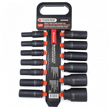 Набор головок ударных глубоких 13пр.,1/2'' (10-32мм) F-4137MPB FORSAGE