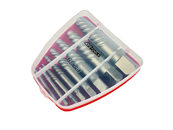 Набор экстракторов резьбы 8 предметов (М3-М50), в пластиковом футляре A1-QD110