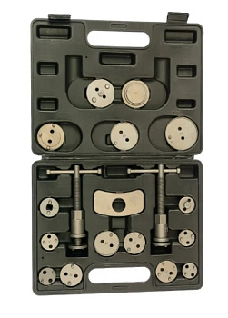 F-65805D Набор для обслуживания тормозных суппортов 18пр.(привод с прав/лев резьбой)