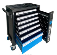 Тележка инструментальная 7-ми полочная (зеленая), с дополнительной боковой секцией Forsage F-55299 купить в Нижнем ...е и инструмент для автосервиса и