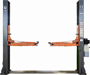 Подъемник 2-х стоечный г/п 4т, ТЕМП Т4 380V серый