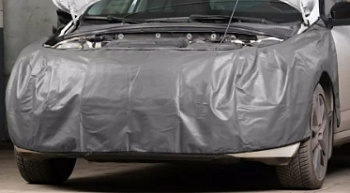 Накидка защитная Крыло-Бампер-Крыло (легковая) (серая) NORDBERG NN2