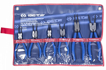 Набор съемников стопорных колец, 6 предметов KING TONY 42116GP