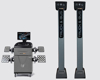 Стенд сход-развал 3D для грузовиков, до 4-х осей одновременно Техно Вектор 7 Truck V 7204 HTS4