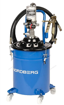 Установка пневматическая для раздачи густой смазки с баком 20 Л NO5020