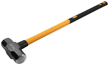 Кувалда GRIPro 4,5кг(10lbs), кованый восьмигранный боек, черная отделка, фибергласовая рукоятка 880м