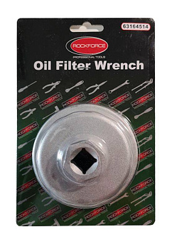Съемник масляного фильтра ''крышка'' 64.5мм х 14гр, Toyota/Lexus, 3/8"  ROCKFORCE