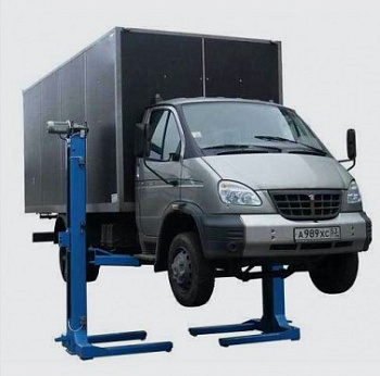 ПП-5 подкатной двухстоечный подъемник для коммерческого транспорта