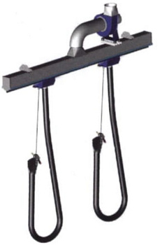 Вытяжная система 21 м с двумя каретками ECOSYS-D-21/2 Filcar