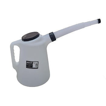 Емкость мерная пластиковая для заливки масла 5л DASS