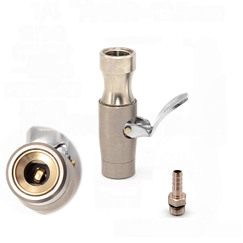 Наконечник для подкачки шин (в комплекте штуцер, резьба 1/4)