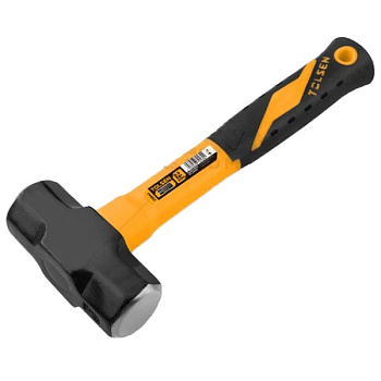 Кувалда GRIPro 900г(2lbs), кованый восьмигранный боек, черная отделка, фибергласовая рукоятка (16) T