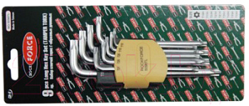 Набор ключей Г-образных TORX 9пр.(Т10, Т15, Т20, Т25, Т27, Т30, Т40, Т45, Т50) RF-5098