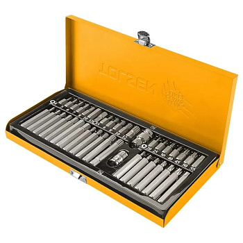 Набор вставок бит TOLSEN Spline Hex Torx 10мм 40шт