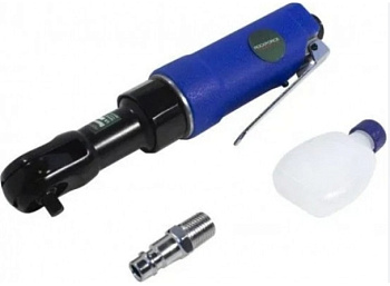 Пневмотрещотка с прорезиненной рукояткой 68Нм, 1/2''(потребление 77л/мин, 160 об/мин, L-254мм,6.3Bar