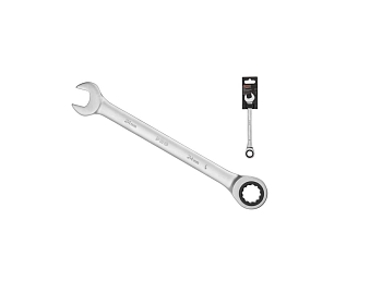 Ключ комбинированный 24мм трещоточный PRO STARTUL (PRO-7024) (сатинированное покрытие, 72 зуба) (PRO