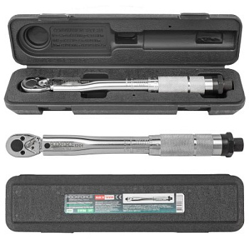 Ключ динамометрический щелчкового типа "Profi" 2-24Нм 1/4'',в пластиковом футляре (Taiwan)