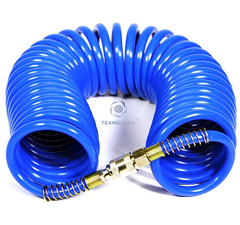 Шланг спиральный 1/4", 15м RH-20202 с фитингами