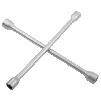 Ключ-крест балонный 17х19х21х23мм, порошковое покрытие (12) TOLSEN 15079