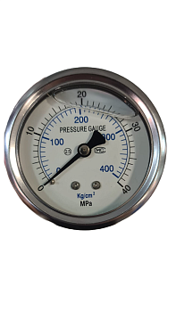 Манометр, 63мм, 1/4 внеш, 400бар вход сзади