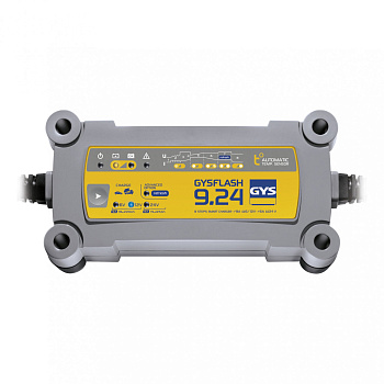 GYSflash 9.24 Зарядное устройство 9A-6/12V/ 6A-24V, 18-220Ah/15-125ah,195Вт (029477)