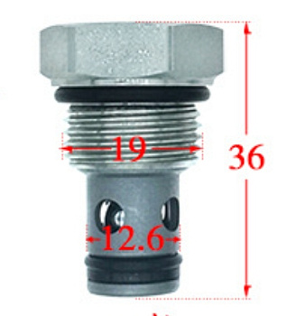 Обратный клапан гидростанции 19*36*12,6