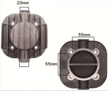 Крышка цилиндра компрессора 65мм