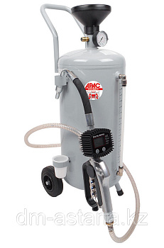 Пневматическая установка для заправки маслом 50л, пистолет с электронным расходомером APAC 1915