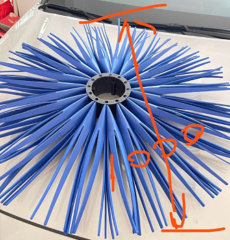 Касета с ворсом для портальной мойки