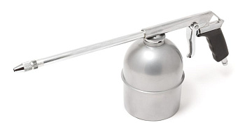 Пневмопистолет для мойки двигателя с бачком(расход воздуха 130 л/мин, емкость бачка 600мл) F-2374