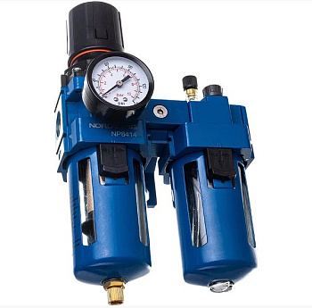 Фильтр воздушный с редуктором и лубрикатором, 1/2", 3000 л/мин NP8414 NORDBERG