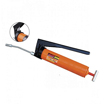 Шприц для смазки рычажный со стальной трубкой и насадкой, 500 мл DASS 20-585